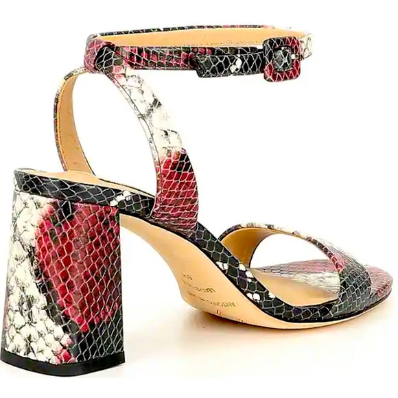 🆕Antonio Melani Snake Print Ankle Strap Sandals - Picture 6 of 11